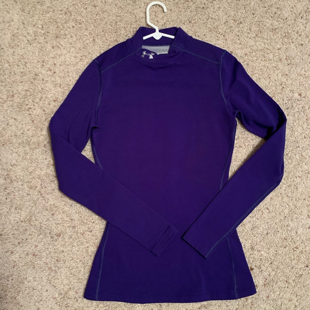 Under amour cold gear blue shirt